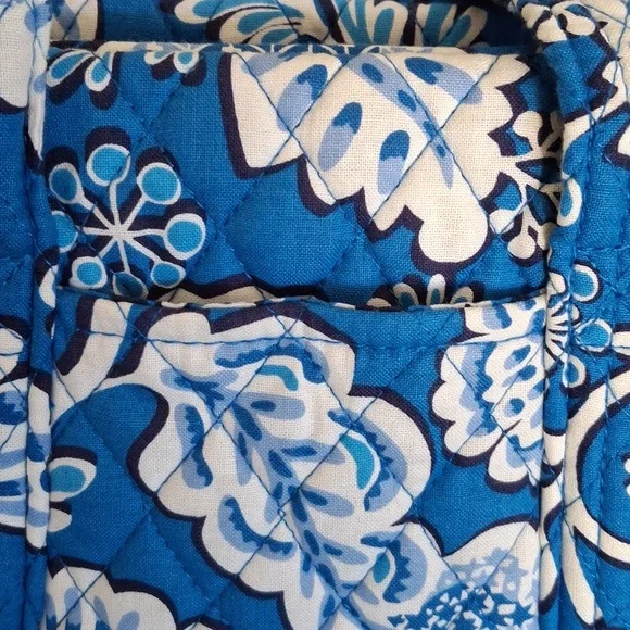 Vera Bradley 100 Handbag Blue Lagoon - Picture 5 of 12
